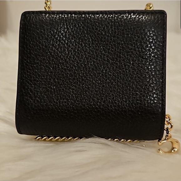 Coach Black Leather Snap Wallet - Picture 5 of 5